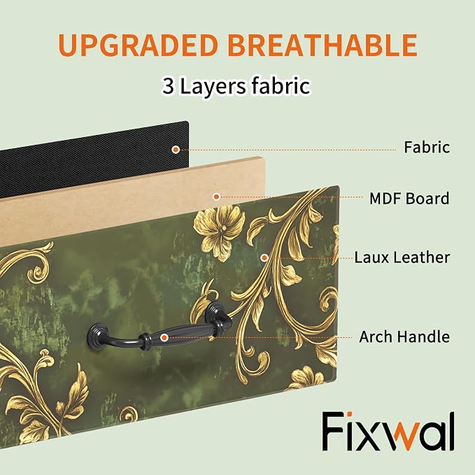 Fixwal Vintage Flower Tall Dresser - Image 8