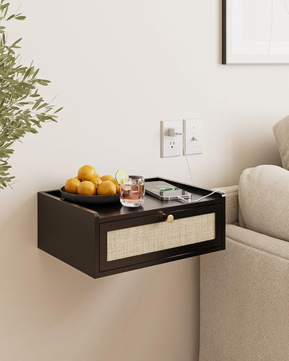 Floating Nightstand, Wall Mounted Night Stand - Image 7