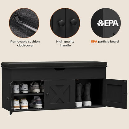 Homleke Shoe Storage Bench - Image 7