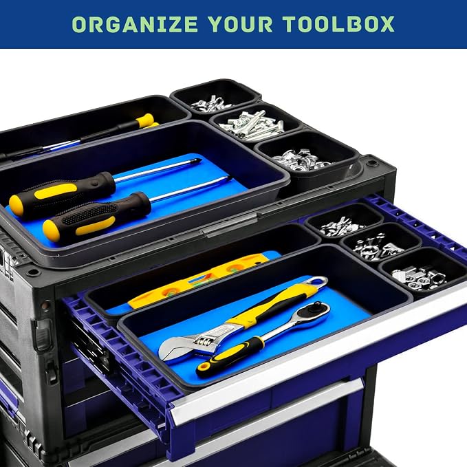 Tool Box Organizer, Tool Drawer Organizer Tray Divider, Toolbox Organization - Image 3