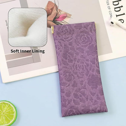 Double Eyeglass Case Soft Dual Glasses Case - Image 5