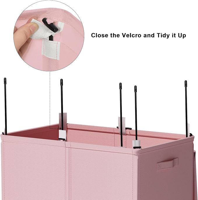WOWLIVE 154L Double Laundry Hamper - Image 7
