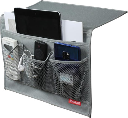 Bedside Storage Organizer with Pockets, Bedside Caddy, Table Cabinet Storage by Meeall