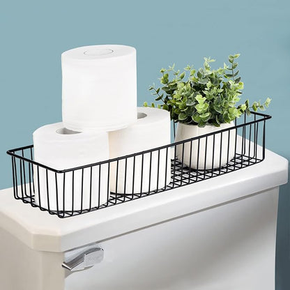 Farmhouse Decor Metal Wire Organizer Storage Basket-Toilet Paper - Image 7