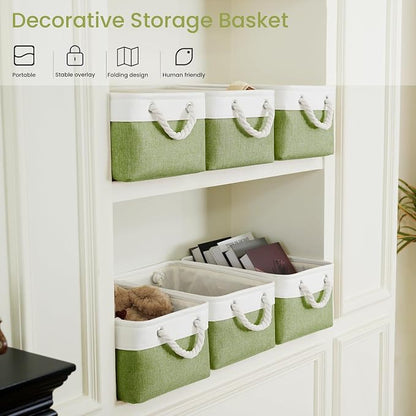 13.8x9.8x6.7 Inch Fabric Small Storage Bins - Image 5