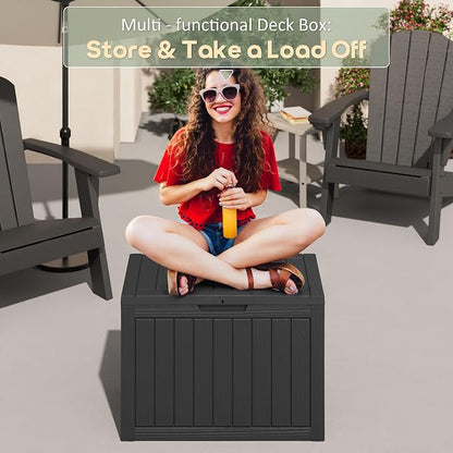 KAMABOKO 45 Gallon Outdoor Storage Box, All-Weather Deck Box - Image 6