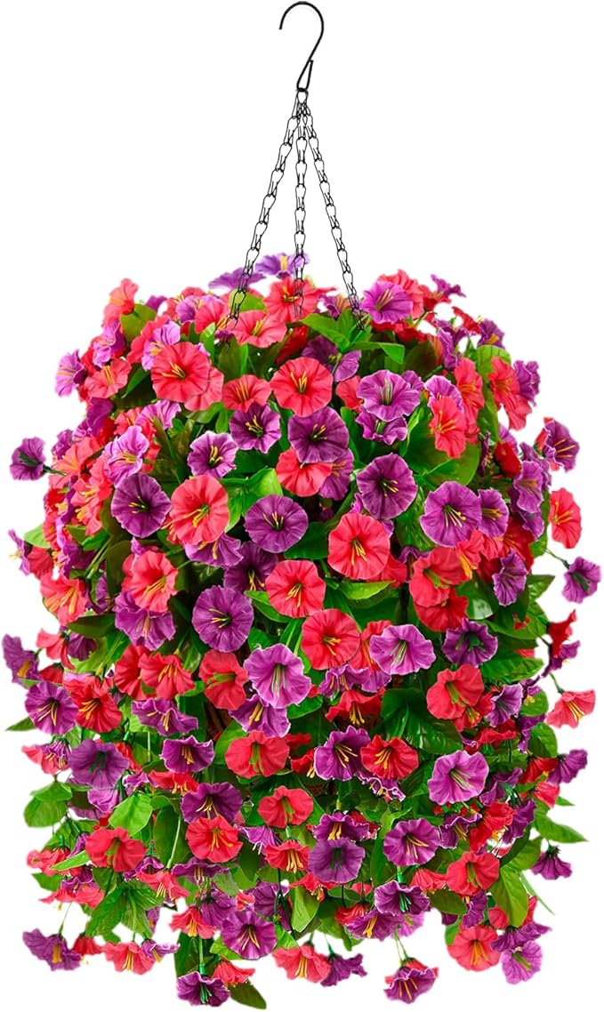 INQCMY Artificial Flowers for Outdoor Spring Summer Decoration Faux Silk by INQCMYPlantRack