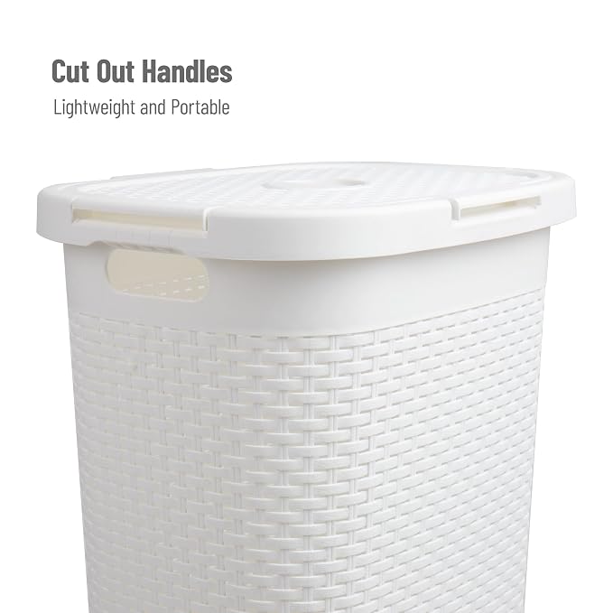 Mind Reader Slim Laundry Hamper - Image 4