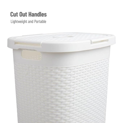 Mind Reader Slim Laundry Hamper - Image 4