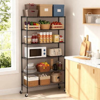 FDW | 6-Tier Wire Storage Shelves - Image 2