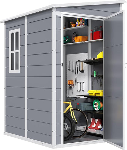 DWVO 5x4 FT Resin Storage Shed - Image 7