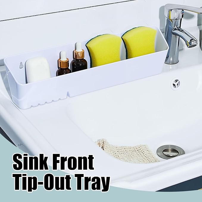 Umigy 2 Pack 14" Tip Out Tray for Sink - Image 5