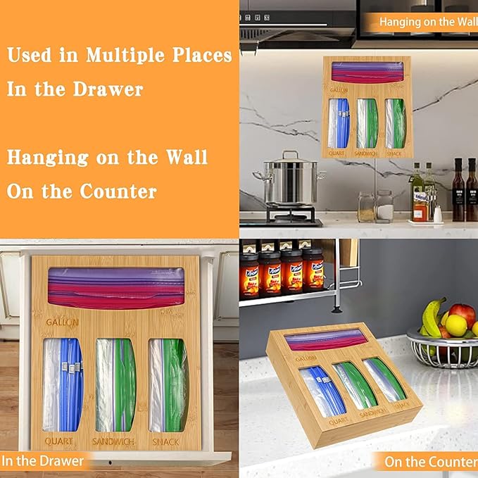 Food Ziplock Bag Storage Organizer - Image 3