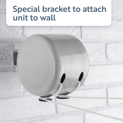 Minky Homecare Outdoor Retractable Dual Clothesline - Image 5