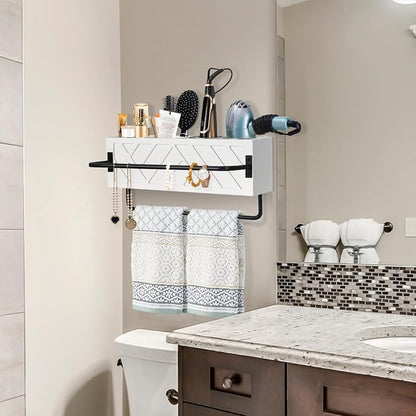 Hair Tool Organizer Wall Mount, Hair Dryer Holder - Image 3