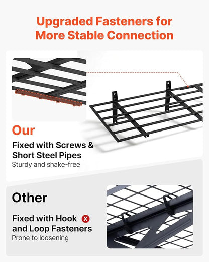 VEVOR 2-Pack Heavy Duty Garage Wall Shelving, 2 x 6 ft Steel Wall Mounted - Image 5