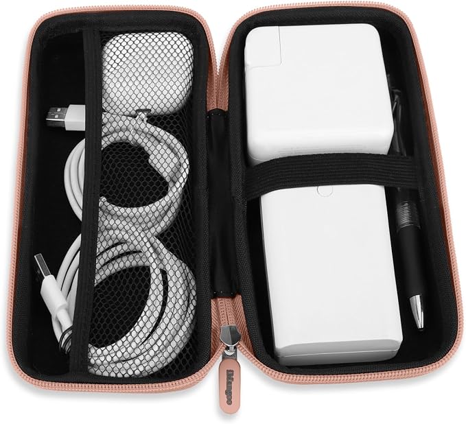 iMangoo Travel Essential Electronics Organizer Pouch Charger Case, Shockproof - Image 4