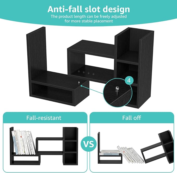NUTIKAS Desk Shelves Desktop Organizer Shlef - Image 8