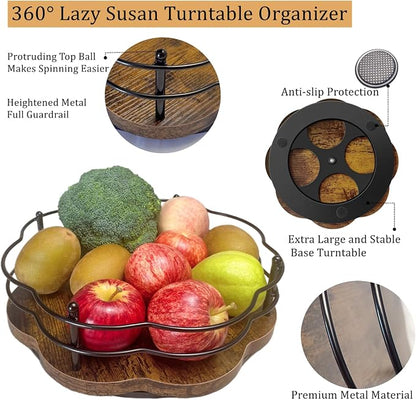 12" Lazy Susan Turntable Organizer - Image 2