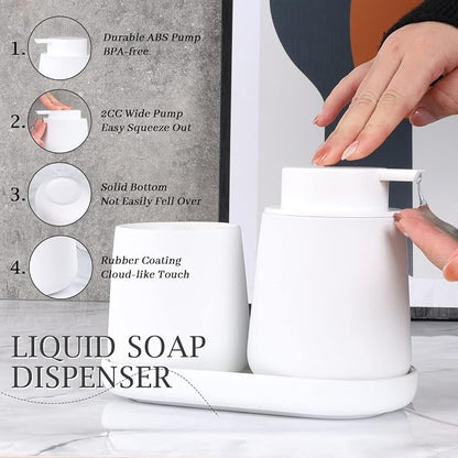 BosilunLife White Bathroom Accessory Set - Image 2
