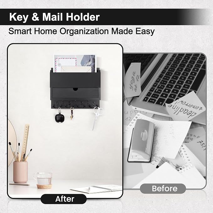 Mail and Key Holder Wall Mount - Image 7