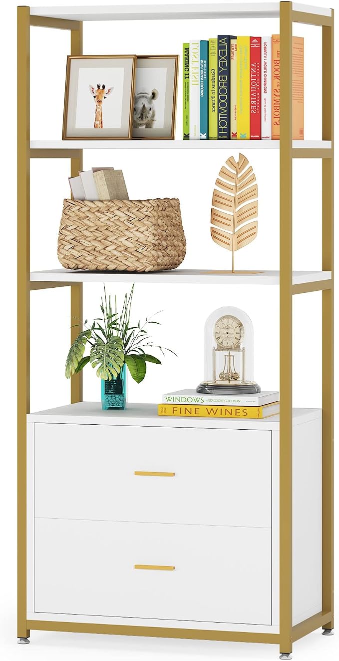 Tribesigns Bookcase, 4-Tier Bookshelf - Image 9