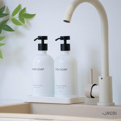 Glass Kitchen Soap Dispenser Set - Image 6