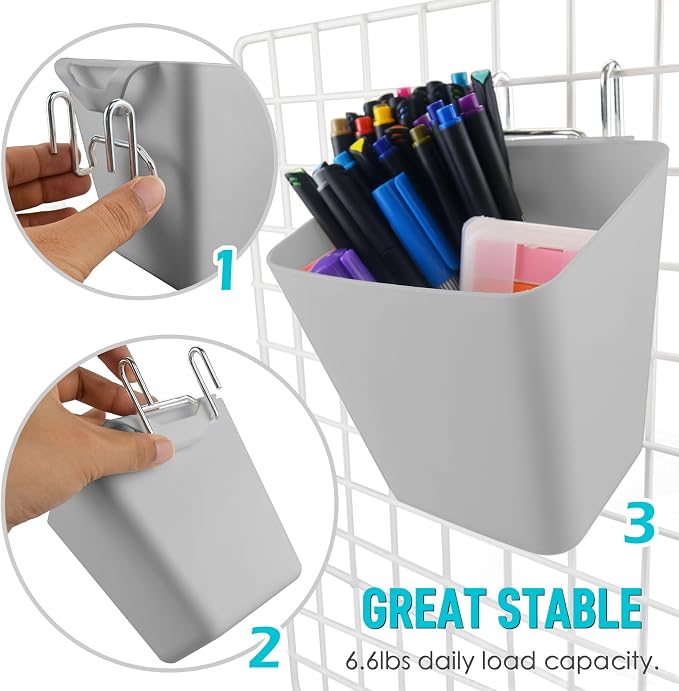G.CORE Large Grid Wall Bins - Image 4