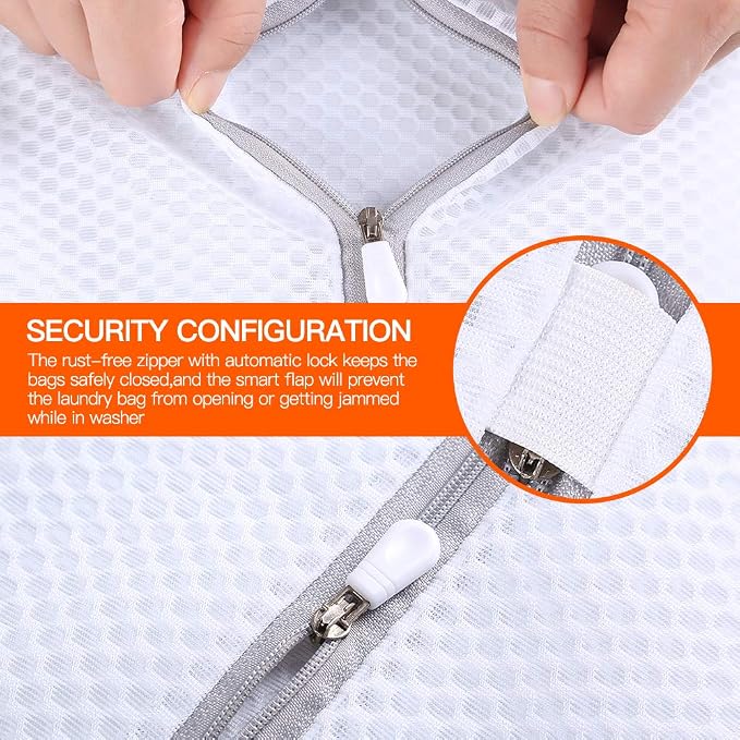Kimmama Laundry Bags Mesh Wash Bags, Lingerie Bags - Image 3