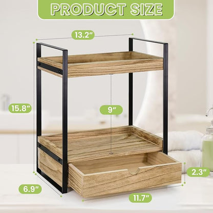 Ukonvi 2-Tier Bathroom Organizer Countertop - Image 3