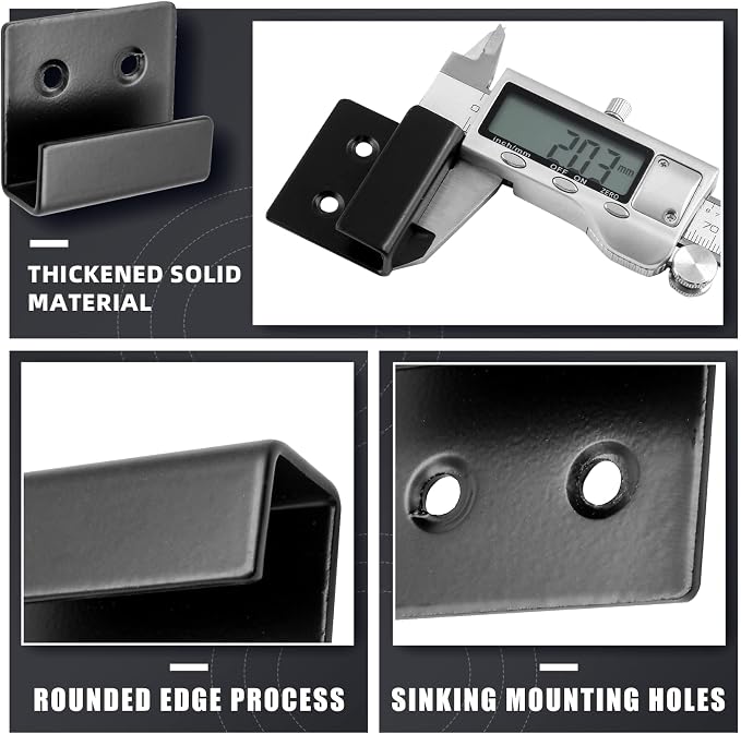 Luomorgo Tile Display Wall Hanger, Small Size, Stainless Steel, Wall Mount - Image 2