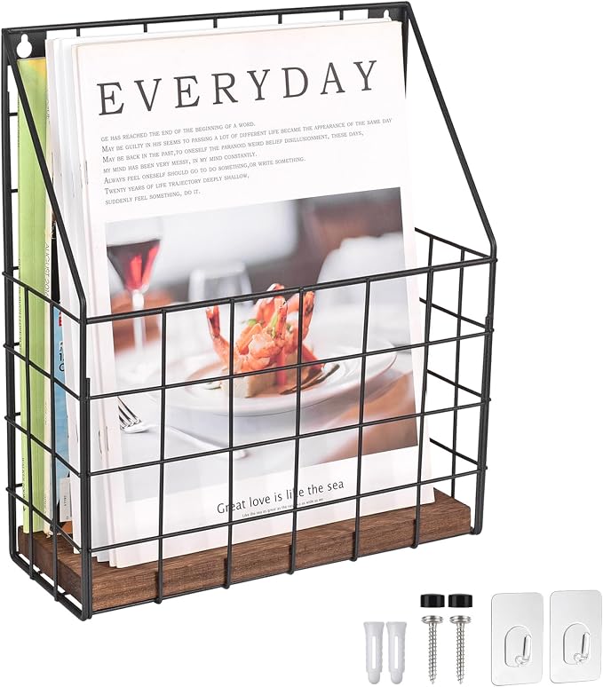 Mail Holder Magazine Basket by LIGHTDUST