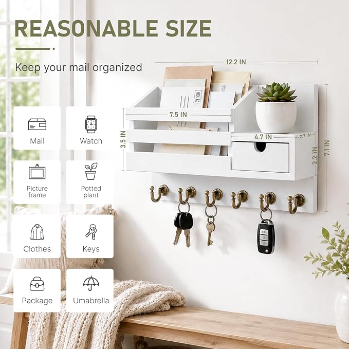 FifthQuarter Key Holder Wall Mount - Image 2