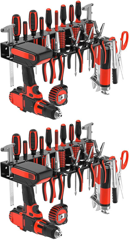 2Pcs Metal Screwdriver Organizer, Wall Mount Plier Organizer Hammer Holder by VeyFolzinst