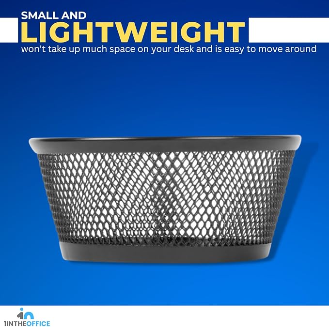 1InTheOffice Mesh Paper Clip Holder - Image 5