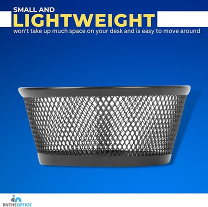 1InTheOffice Mesh Paper Clip Holder - Image 5
