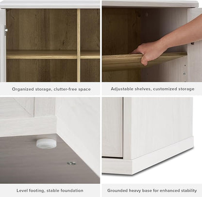 mopio Blake Storage Cabinet, Small Modular Accent Display Sideboard Buffet - Image 4