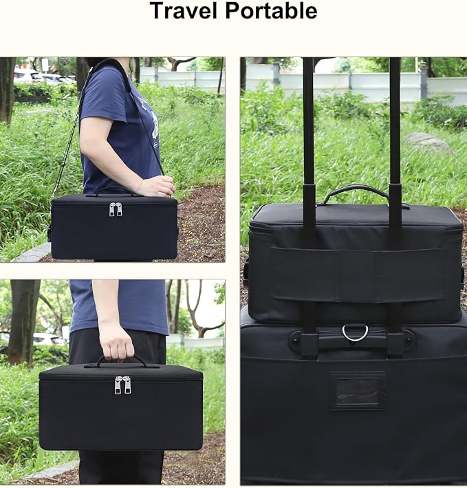 Relavel Makeup Bag Large Makeup Case Professional Cosmetic Storage Organizer - Image 6