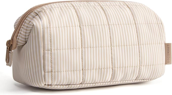 BAGSMART Makeup Bag Travel Toiletry Bag, Puffy Padded Make Up Bags by BAGSMART