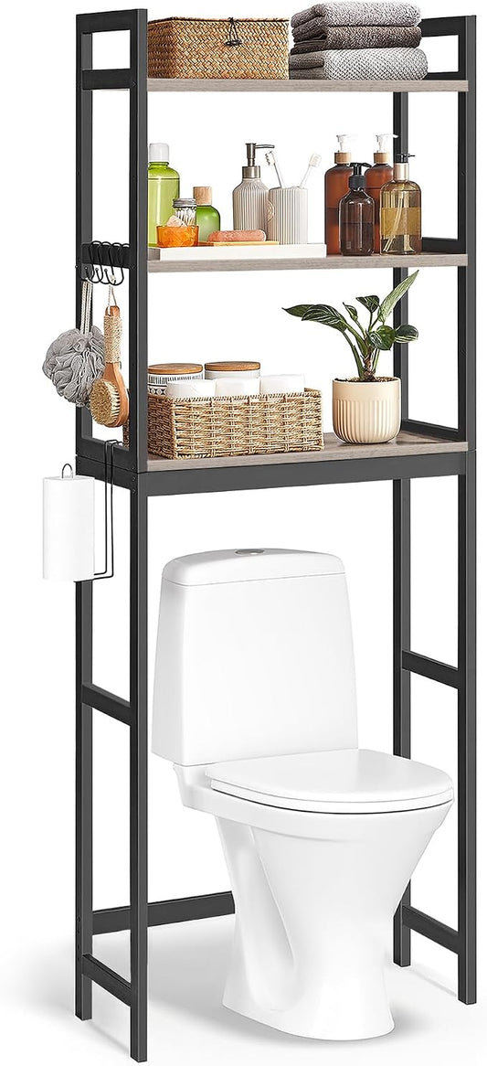 SONGMICS Over-The-Toilet Storage, 3-Tier Bathroom Organizer Over Toilet by Unknown