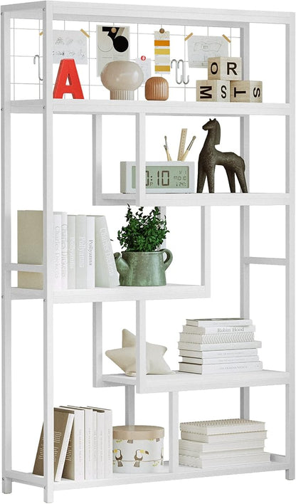 IRONCK Bookshelves and Bookcases 6-Shelf Etagere Bookcase, Industrial Open by IRONCK