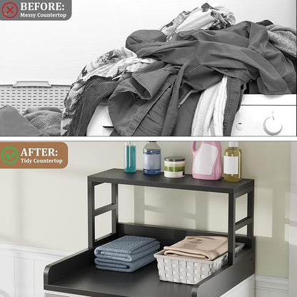Washer Dryer Countertop with Shelf, 27.5″D x 27.5″W x 16.7″H, Countertop - Image 4