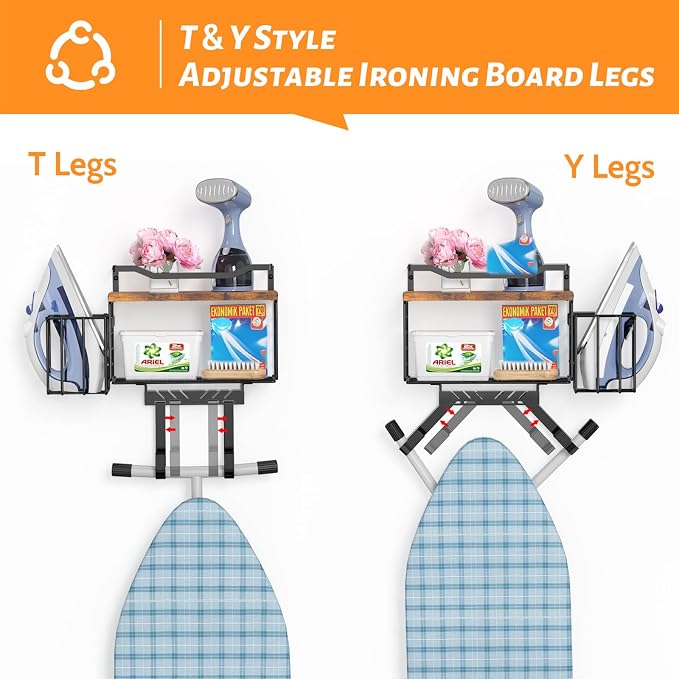 Ironing Board Hanger, T&Y Iron Board Holder Wall Mount - Image 5