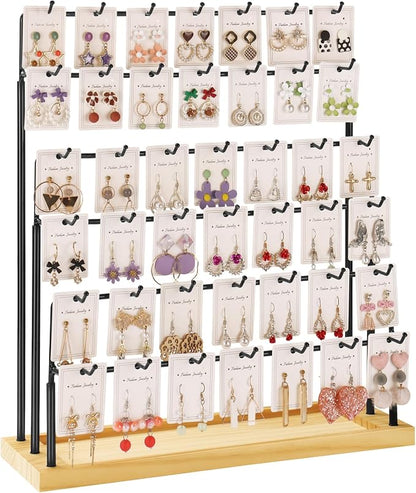 Earring Display for Vendors, 6 Tiers Earring Rack Display Holder Stand by Unknown