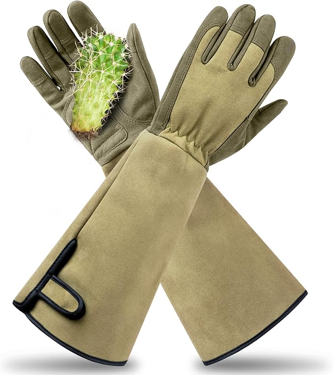 Professional Rose Pruning Thorn Proof Gardening Gloves by Yionaiyi
