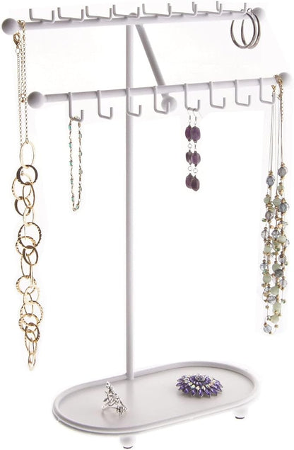 Angelynn's Sturdy Extra Long Necklace Holder Organizer Tall Tabletop Pendant by Angelynns