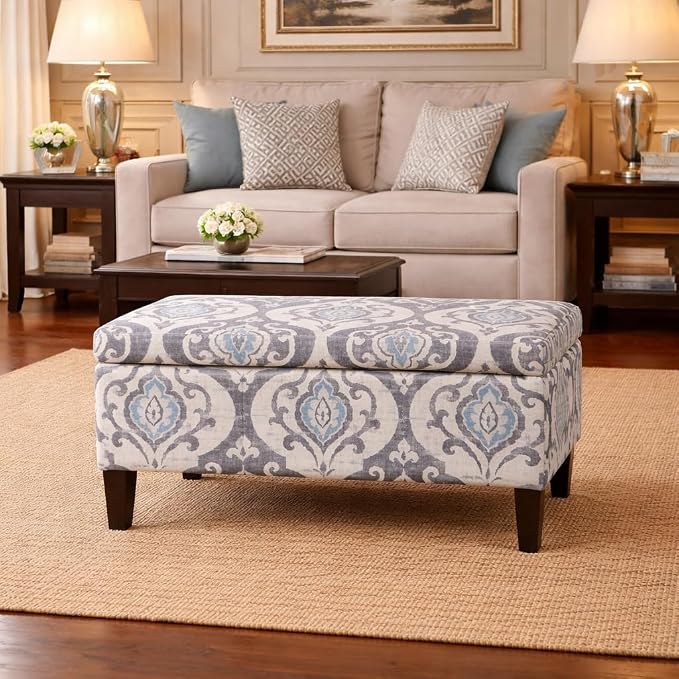 HomePop 36" Storage Ottoman Bench - Image 4