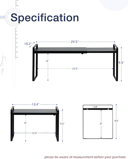 Nxconsu Expandable Cabinet Shelf Organizer Riser - Image 3