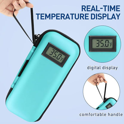 Insulin Cooler Travel Case, Portable Temperature Display Medicine Travel Cooler - Image 2