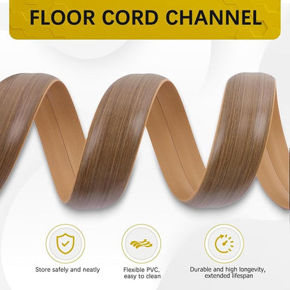 Floor Cord Cover 3.3FT Cord Covers - Image 3